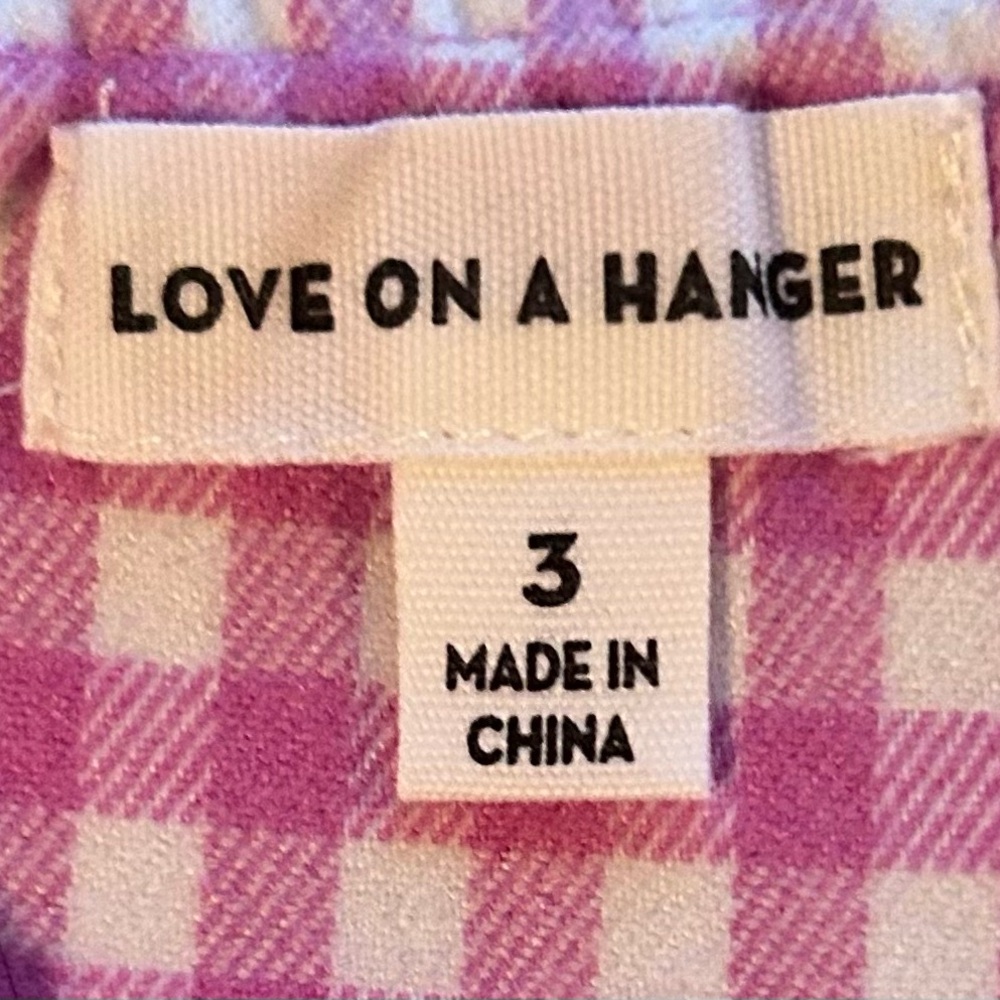 Love on a Hanger Pink and White Mini Pencil Skirt - Picture 2 of 3